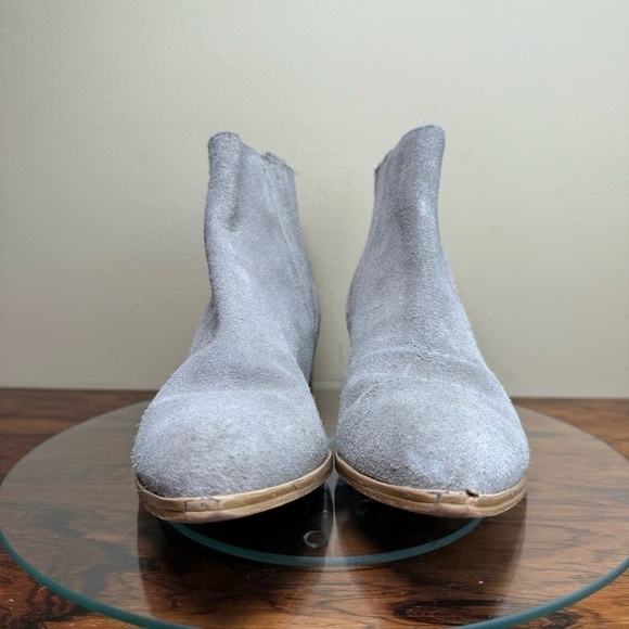 MARC FISHER Yolli Grey Suede Bootie - Picture 6 of 15